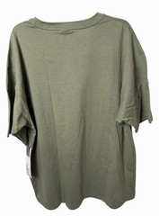 Reebok Men’s XL Green White Striped Logo T-Shirt Crew Neck NWT