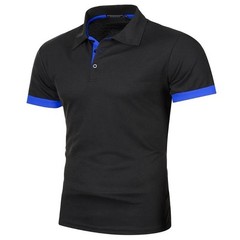 Summer Mens Short Sleeve Polo Shirts Lightweight Lapel Streetwear Breathable .