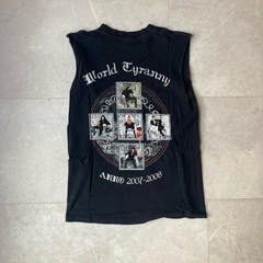 vintage 00s y2k arch enemy tour metal sweden rock band sleveless tee
