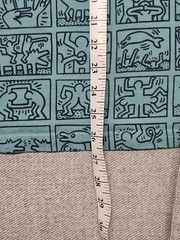 Keith Haring SPRZNY MOMA Graphic T-Shirt Medium Grn / Blu Short Sleeve Pop Art