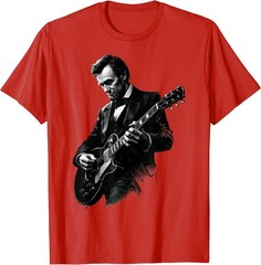 Abraham Lincoln Abe Lincoln Playing Guitar Retro Vintage T-Shirt