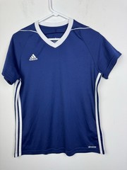 adidas Men’s Navy climacool Short Sleeve Shirt Size Large