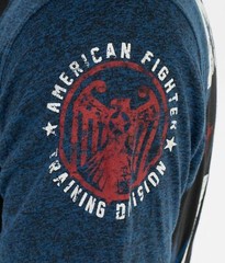 AMERICAN FIGHTER Sherman Eagle Black Athletic Mens Crewneck T-shirt M-3XL NWT