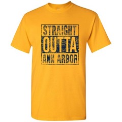 Straight Outta Ann Arbor – Hometown Sports Team FanUnisex T Shirt