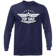 Top Dad Husband Daddy Protector Hero Fathers Day Gift Long Sleeve