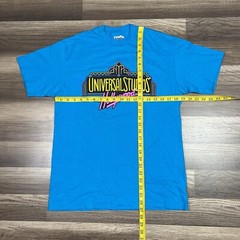 Vtg Universal Studios Hollywood Shirt Mens Medium 90s Neon USA Single Stitch