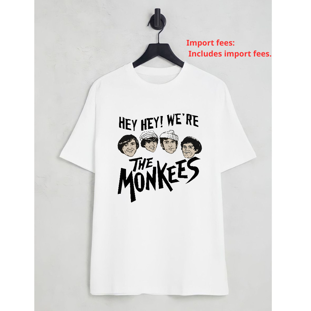 Vintage The Monkees Music Tour Cotton Sport Grey Unisex T-Shirt