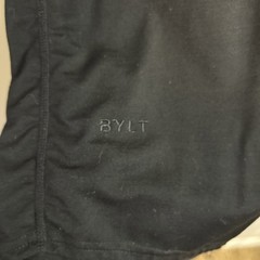 Mens BYLT Drop Cut Basics Short Sleeve T Shirt Black Extra Large