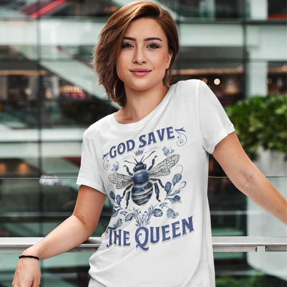 God Save the Queen Bee Climate Change Tee