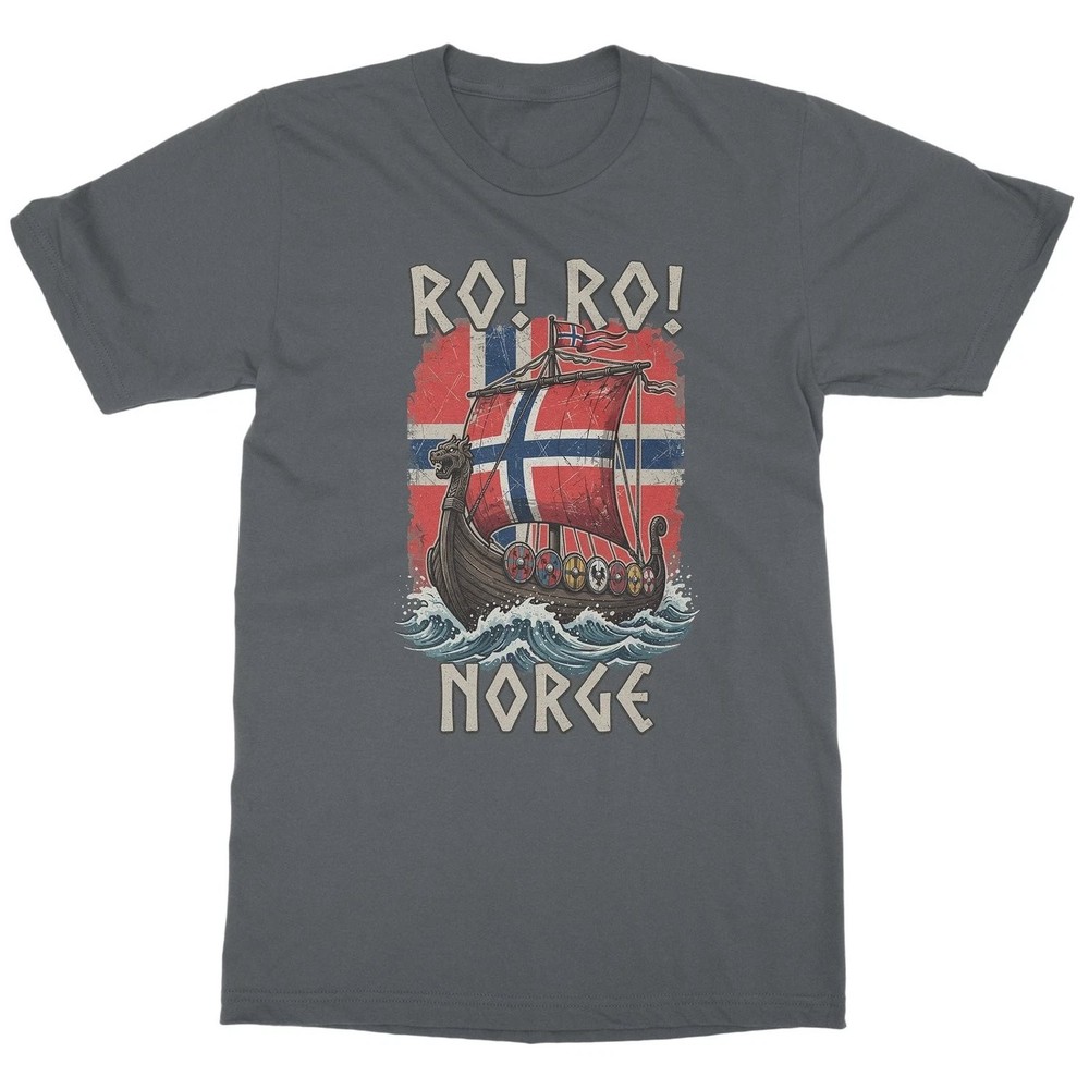 Norway Soccer Fans Tribute Ro Ro Norge Unisex Vintage Graphic Tee