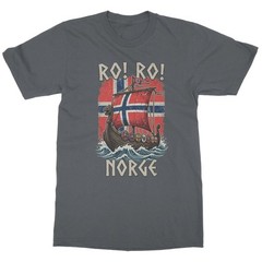 Norway Soccer Fans Tribute Ro Ro Norge Unisex Vintage Graphic Tee