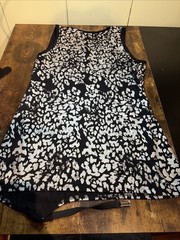 SexPot Revenge Black Silver Pattern Tank Top Shirt Visual Kei Punk J-Fashion L