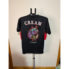 Black Pike C.R.E.A.M. Legend Collection Colorblock Graphic Shirt Mens Small
