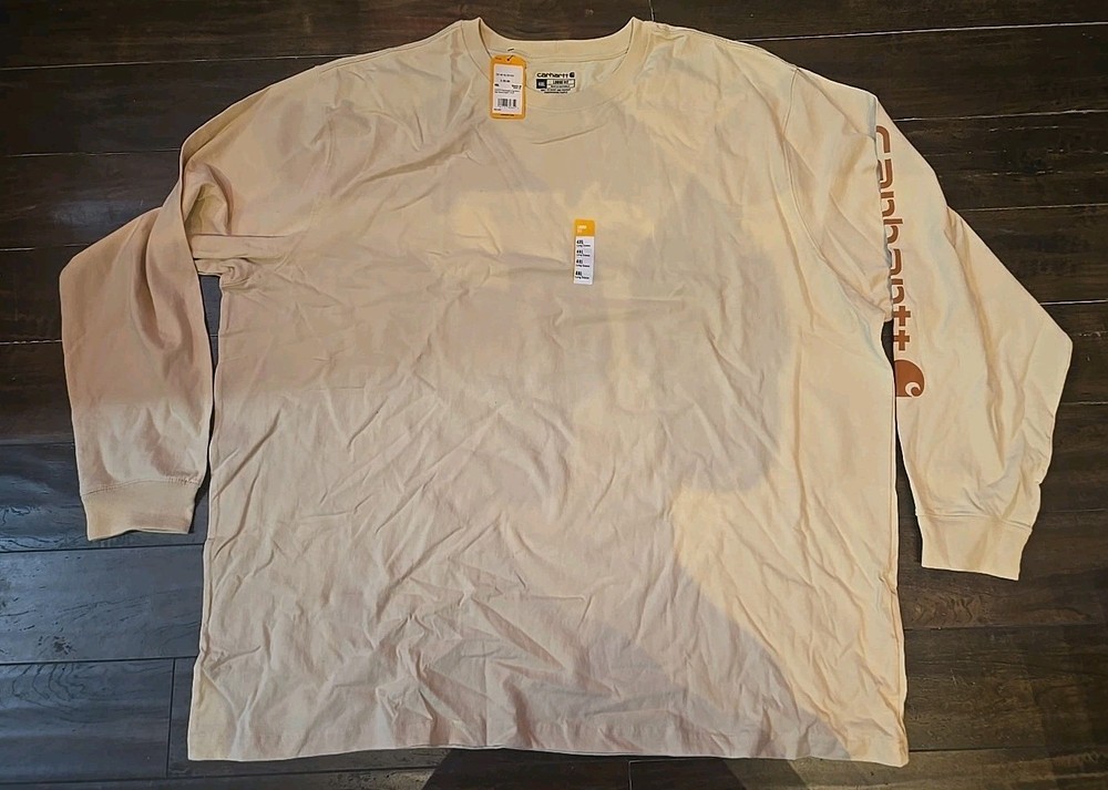 carhartt long sleeve Logo T shirt 4XL Tall W07 K231