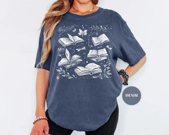 Cottagecore Enchanted Books Cozy Comfort Tee