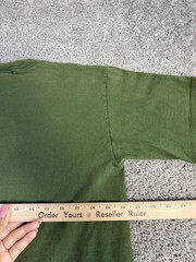 Timberland Shirt Mens M Green Logo Graphic Crew Neck Cotton WeatherGear