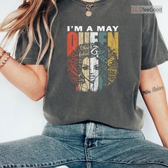 Best Queens Are Born In May Tee, Gorgeous Birthday Girl Graphic Shirt For Her