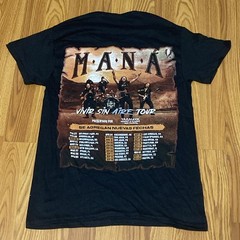 Mana “Vivir Sin Aire Tour” Graphic T-Shirt Size S Band Tee M.A.N.A.
