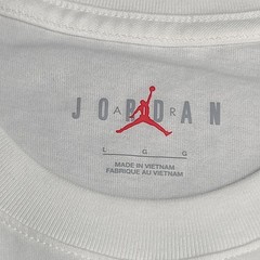 Jordan Shirt Mens Large White Black Embroider Wordmark Jumpman Logo Nike Air Tee