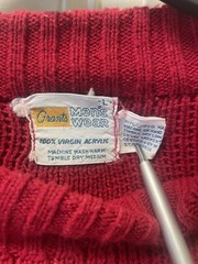 Vintage Grant’s Men’s Wear Sweater 70s 80s Acrylic Holiday Winter – Size Large