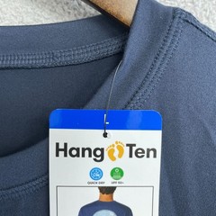 NEW Hang Ten Men’s L UV Protection Long Sleeve Shirt Blue G1373
