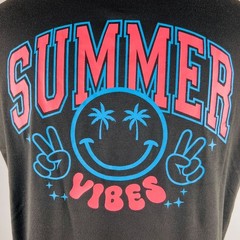 Summer Vibes Smiley XL T-Shirt Shirt