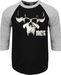 DANZIG PUNK ROCK SHIRT RAGLAN 3/4 SLEEVE (Multiple Variations)