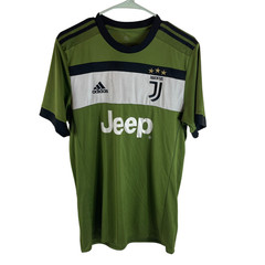 Adidas Climacool Juventus 2017/ 2018 Jersey Tee Shirt Mens Medium Green Jeep