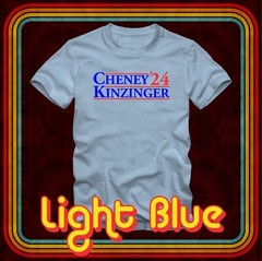 CHENEY KINZINGER 24 T-Shirt -adult sizes -Many Color Options-LIZ ADAM TRUMP 2024