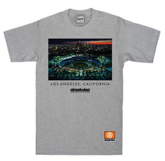 streetwise City Lights Graphic T-Shirt Black & Gray M-5XL