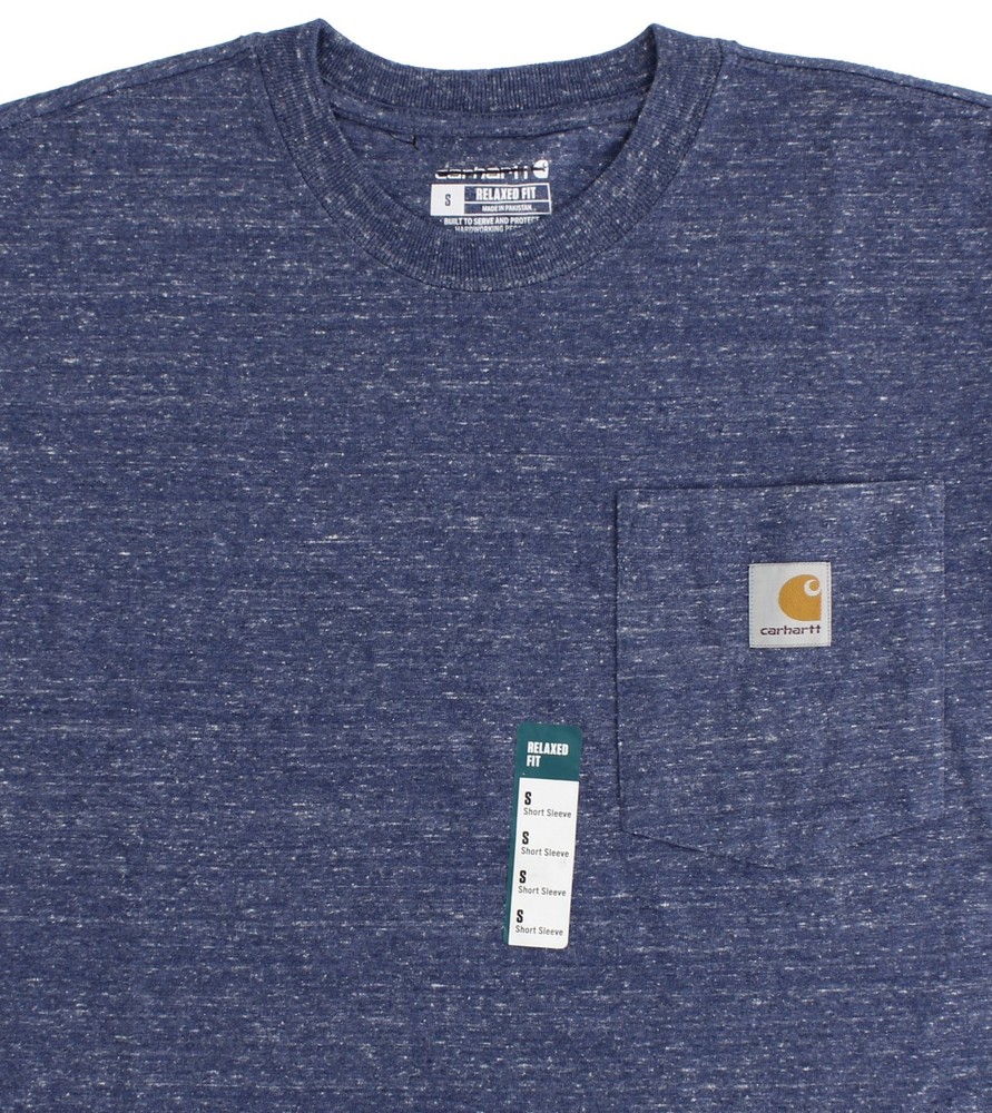 Carhartt Men’s Big & Tall T-Shirt, Relaxed Fit Short Sleeve Pocket Tee