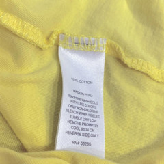 Express 100% Cotton Lemon Yellow Cool Graphic at Front Men’s Size L Worn Once !!