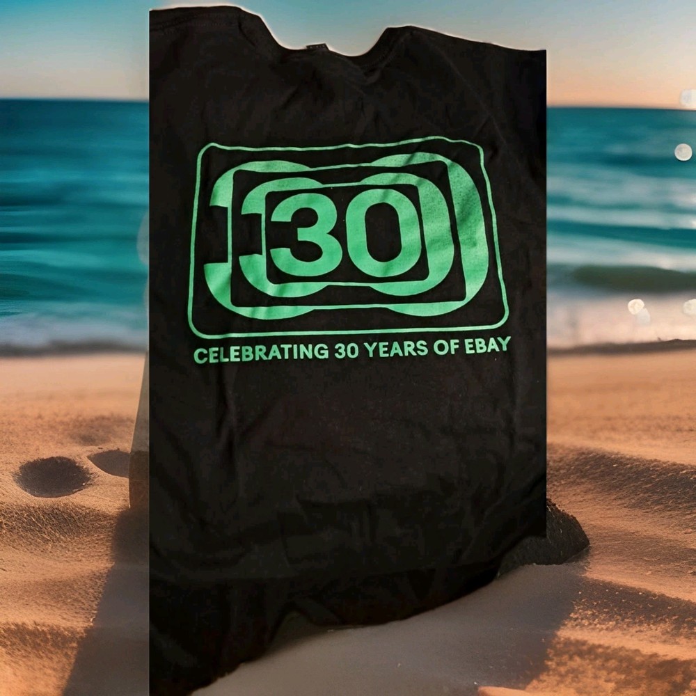 EBAY OPEN 2025 OFFICIAL TSHIRT ADULT MEDIUM NEW WITH OUT TAGS 30TH ANNIVERSARY