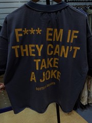 BRAND NEW – Bottega Desires Tee T-Shirt F**k Joke (L) Blue