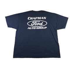 chapman auto group ford T shirt mens 3XL blue blue oval certified ford
