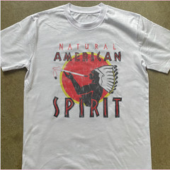 Natural American Spirit White Weight Unisex Full Size Tshirt Size S-5XL