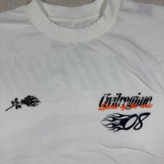 Civil Regime Looney Tunes Wile E Coyote Racing Oversized Tee Butter White L NEW