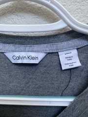 NEW Calvin Klein Men’s Small Gray Tri Color T-Shirt Short Sleeve NWT $45