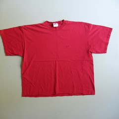 Vintage Nike Tee T Shirt Made USA Plain Hem Cut normcore dad xxl