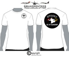 AC-47 Spooky Vietnam Round Back – Premium Plane Art T-Shirt