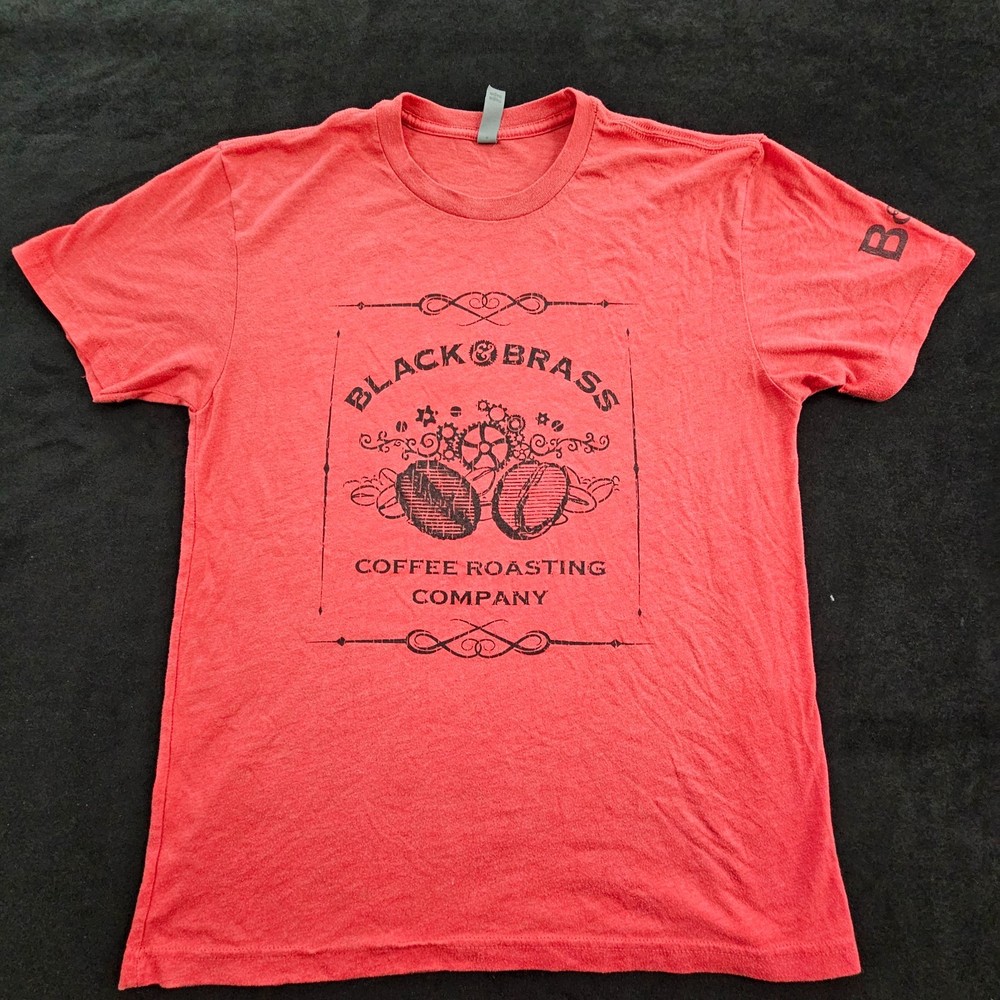 Black & Brass Coffee Culture Red Short Sleeve Tri-Blend T-Shirt Men’s M