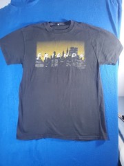 Vintage FRIENDS 1990s NBC TV Show Graphic T-Shirt Black Men’s XL