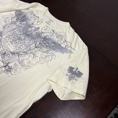 Vintage Y2K Mens XXL Anchor Spread Eagle Wings Crest Grunge Skate San Diego Tee