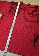 Y2K Karl Kani T Shirt Mens 3XL Red Eagles Graphic Print Short Sleeve Streetwear
