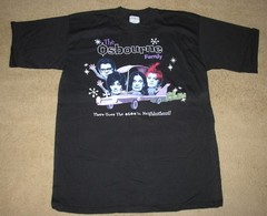 Vtg 2002 Osbourne Family CAR Shirt Men LARGE MTV TV Show Ozzy Y2K NEW OLD STOCK
