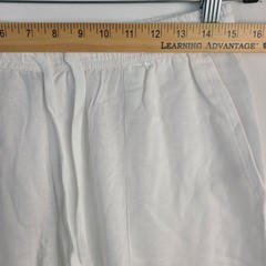 NEW BoohooMAN Super Oversized Linen Blend Shirt & Baggy Trousers White Sz M