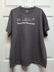 Indian Standing Bear Walk. Mens T Shirt Size 2 X L. Gray Short Sleeve