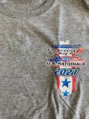 NHRA 2021 DODGE SRT US Nats Indy (158) 100% Cotton T-shirt. **PLUS** FREE **HAT!