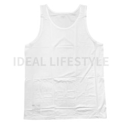 UNIQLO AIRism Anti-Odor Mesh Tank Top Black/White S-4XL Sleeveless 464310 NWT