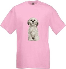 Shih Tzu Dog Pet Family Novelty T Shirt Various Colours And Sizes